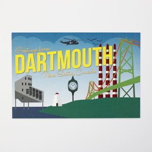 Dartmouth Postcard By Inkwell Originals