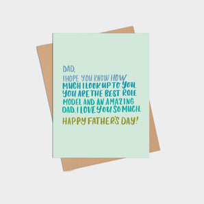 Dear Dad Card By Happy Sappy Mail