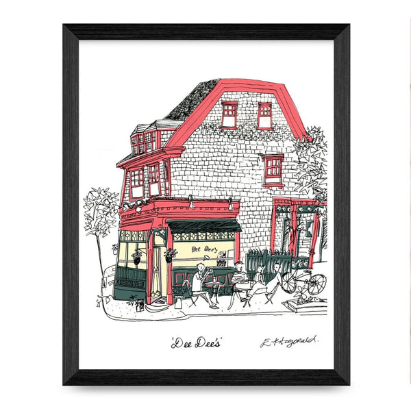 Dee Dees 8.5x11 Print By Emma FitzGerald Art & Design