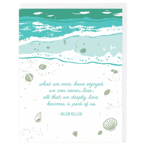 Deeply Love Quote Card By Smudge Ink