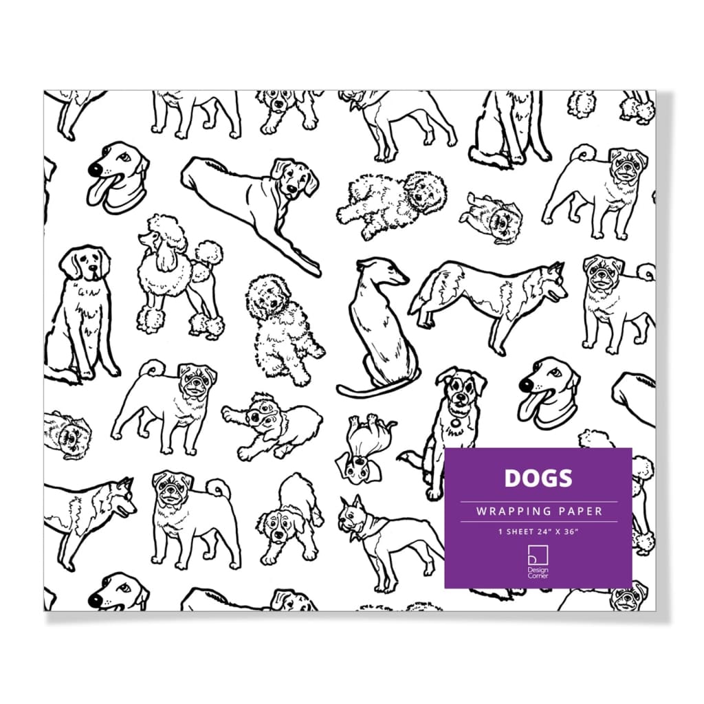 Dogs Gift Wrap By Design Corner
