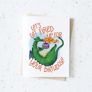 Dragon Birthday Card By Hop & Flop