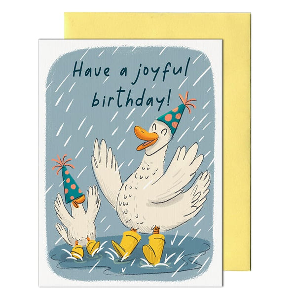 Duck Puddles Birthday Card By Pencil Empire