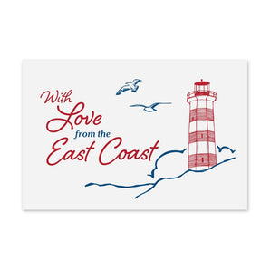 East Coast Love Postcard By Inkwell Originals