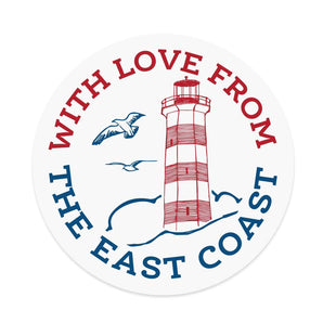 East Coast Love Sticker By Inkwell Originals