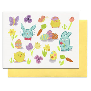 Easter Pattern Card By Pencil Empire