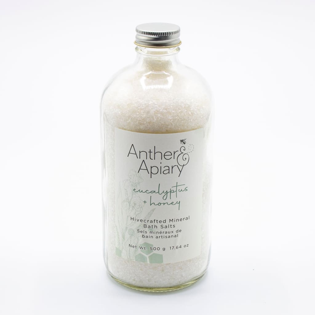 Eucalyptus & Honey Bath Salts (500g) By Anther Apiary