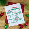 Ferry Christmas Card 5 Pack By Inkwell Originals