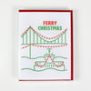 Ferry Christmas Card 5 Pack By Inkwell Originals