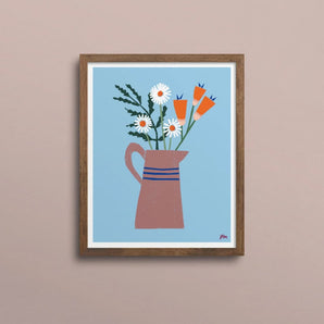 Flower Jug 8x10 Print By Kautzi