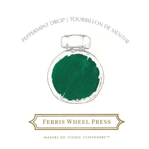 Fountain Pen Ink 38ml - Peppermint Drop By Ferris Wheel