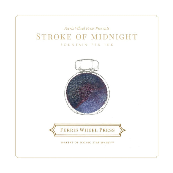 Fountain Pen Ink 38ml - Stroke Of Midnight By Ferris Wheel
