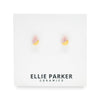 Gold Accent Teardrop Studs (various colours) By Ellie Parker
