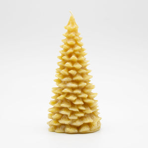 Golden Evergreen Tree Beeswax Candle By Horsman’s Hearth
