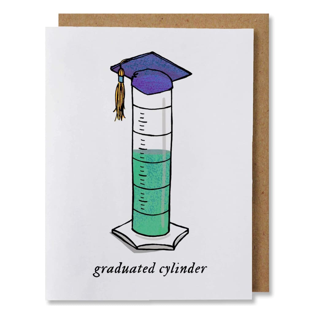 Graduated Cylinder Card By NANU Studio
