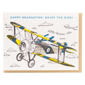 Graduation Plane Card By Porchlight Press