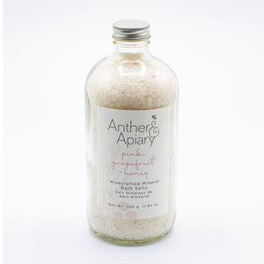 Grapefruit & Honey Bath Salts (500g) By Anther Apiary