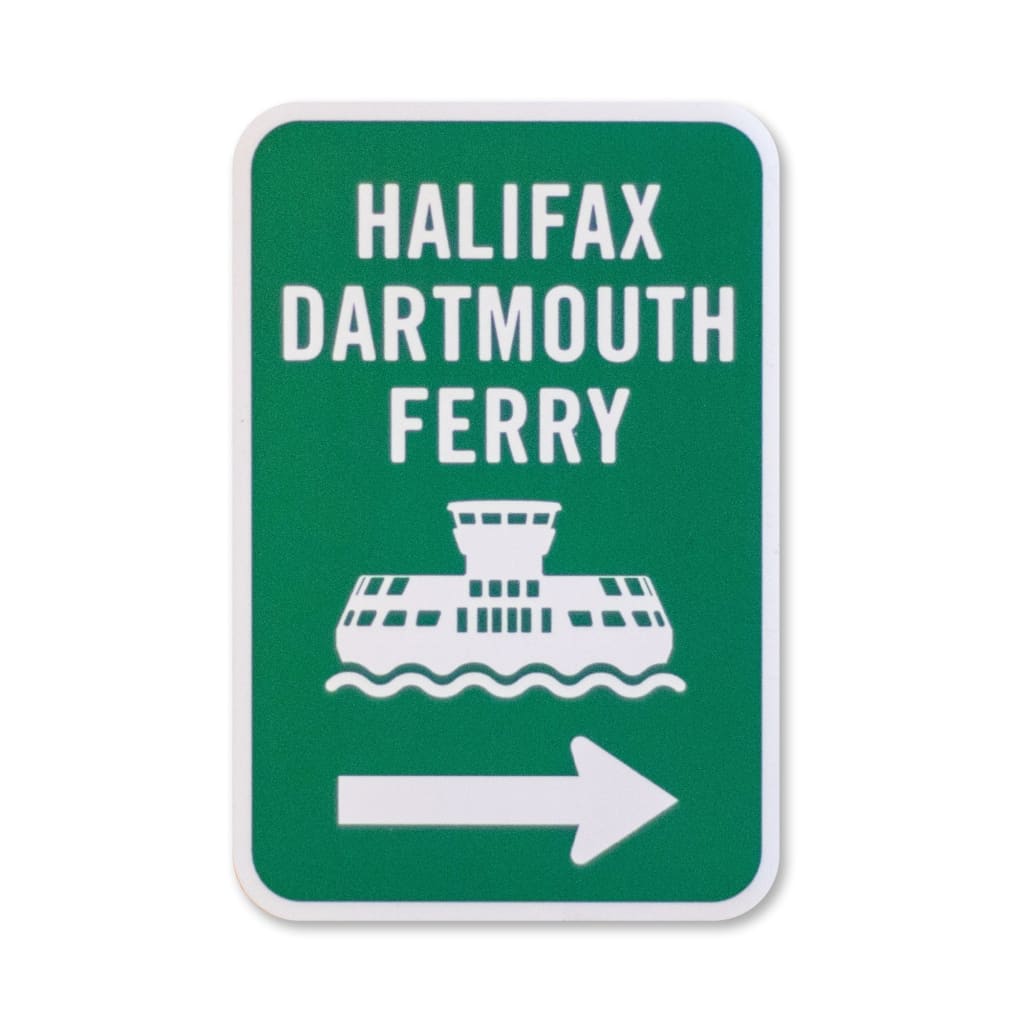 Halifax-Dartmouth Ferry Sticker By Inkwell Originals