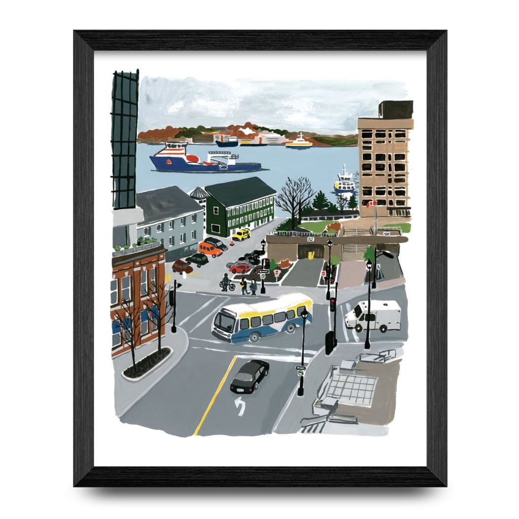Halifax Harbour 11x14 Print By Kat Frick Miller Art