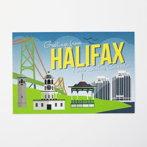 Halifax Postcard By Inkwell Originals