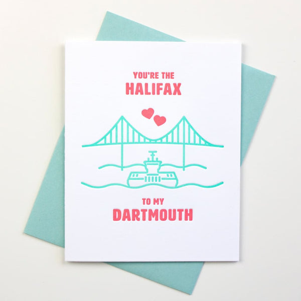 Halifax to Dartmouth Card By Inkwell Originals