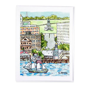 Halifax Waterfront Card by Bard