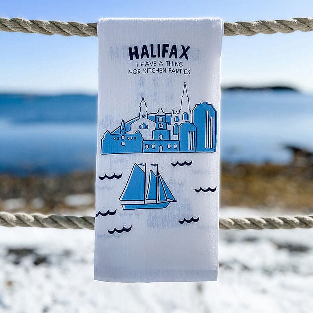 Halifax/Dartmouth Tea Towel By The Far Away Shop