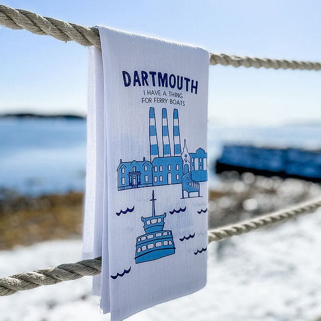 Halifax/Dartmouth Tea Towel By The Far Away Shop