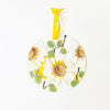 Handpainted Acrylic Floral Ornament (various designs)