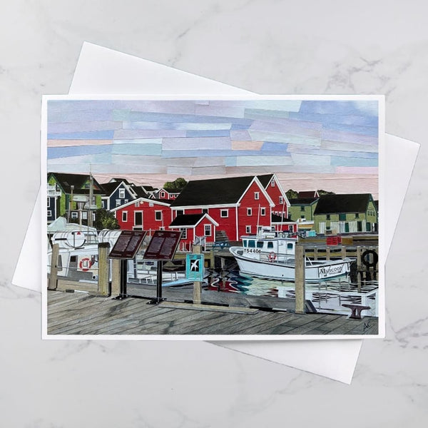 Hanna Visits Lunenburg Collage Card By Andrea Crouse Paper