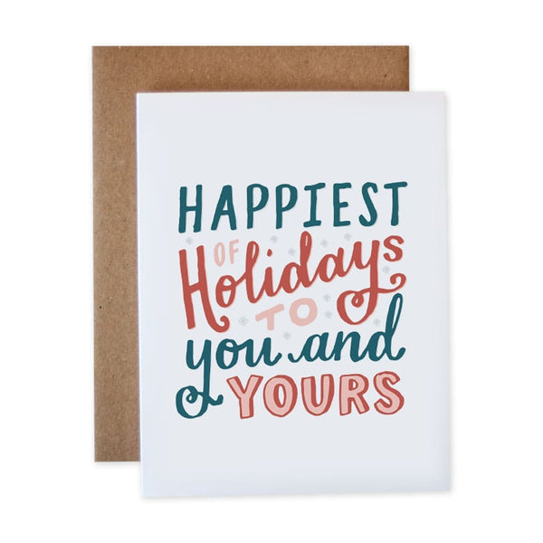 Happiest of Holidays Card By Better Left Said