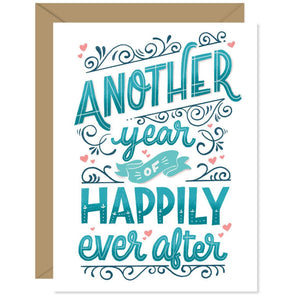 Happily Ever After Anniversary Card By Hello Sweetie Design