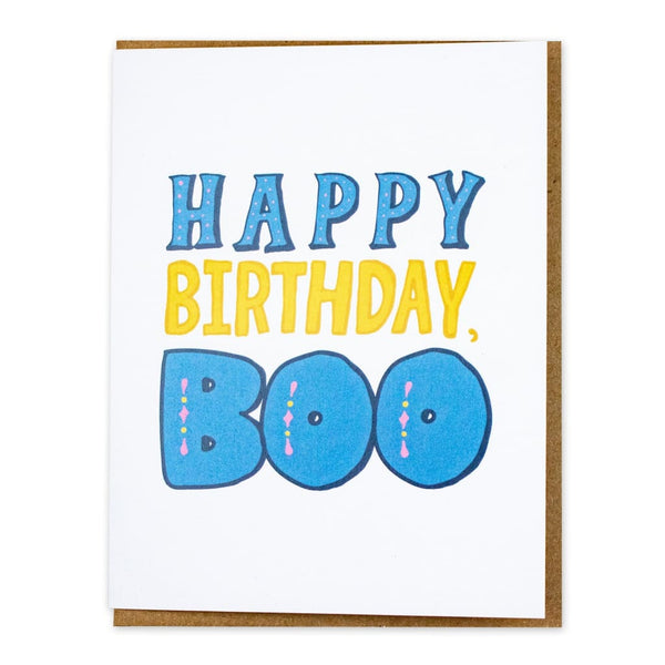 Happy Birthday Boo Card By Better Left Said