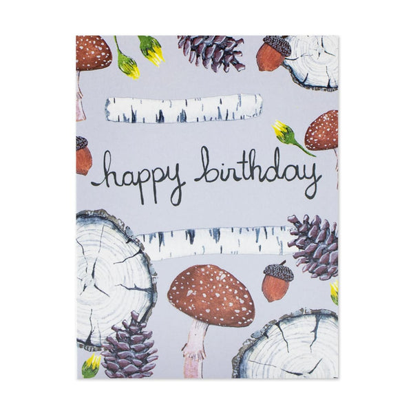 Happy Birthday Forest Card By Sarah Duggan Creative Works