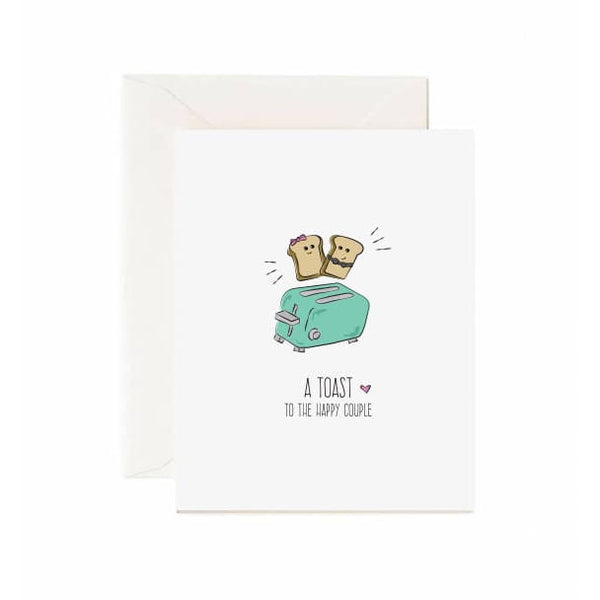 Happy Couple Toast Card By Jaybee Design