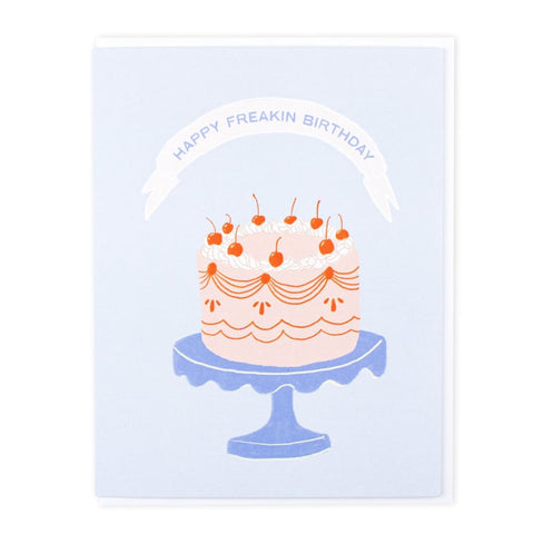 Happy Freakin Birthday Card By Bestie