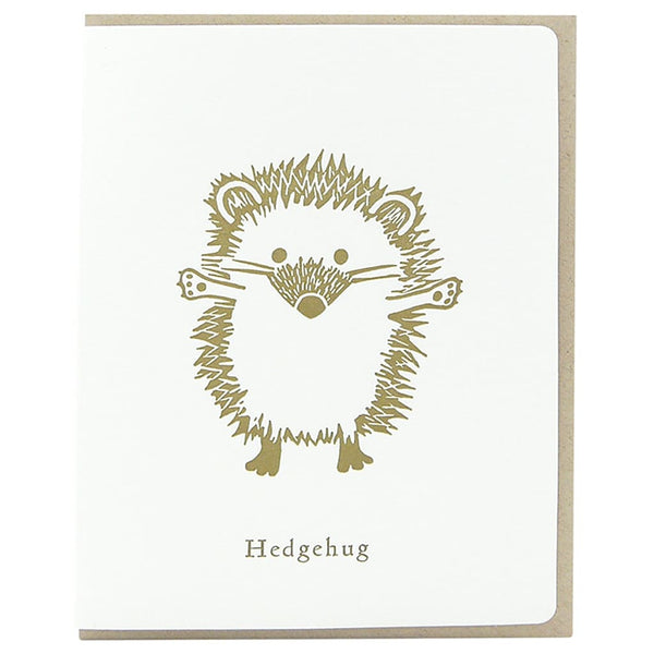 Hedge Hug Card By Dogwood Letterpress