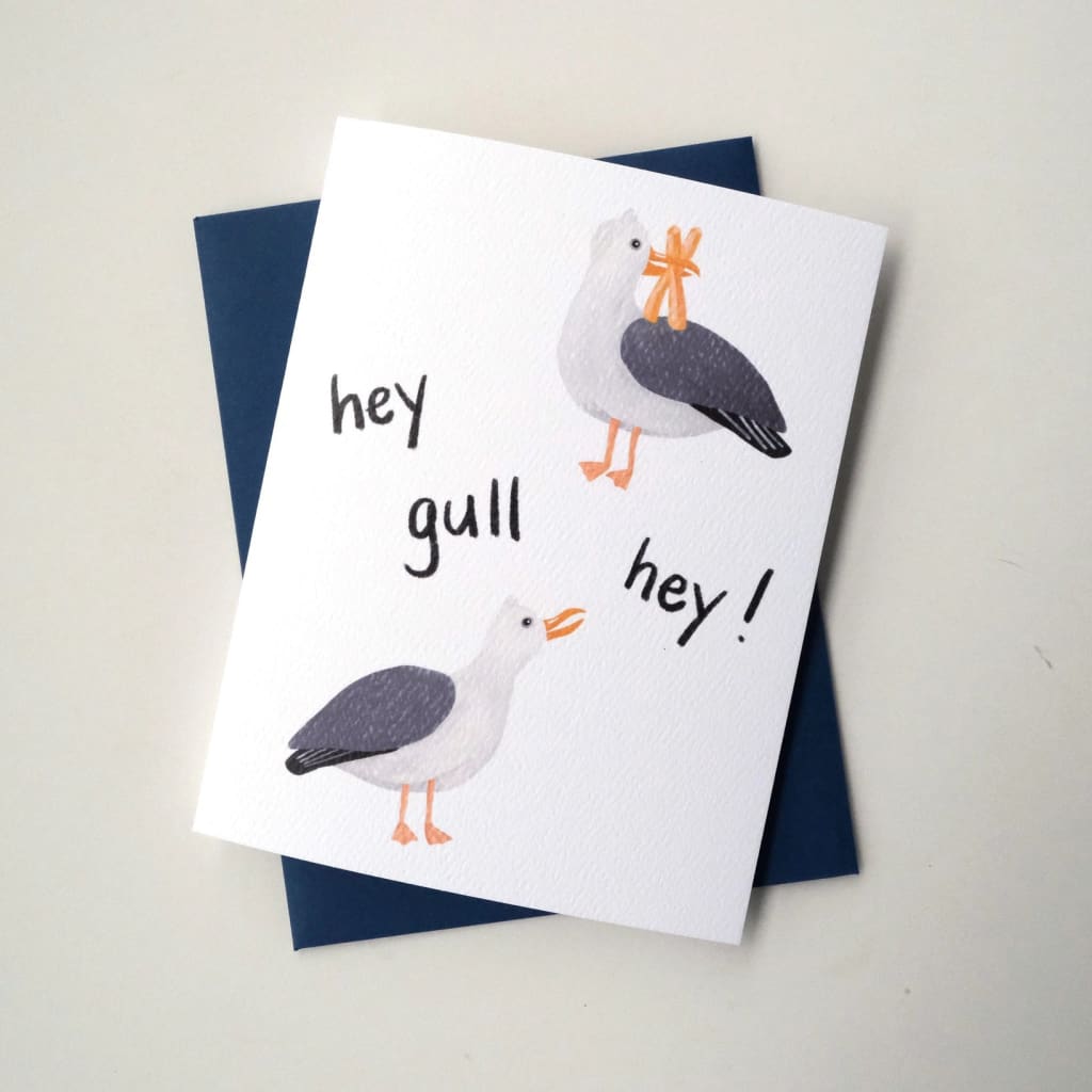 Hey Gull Card By Chu on This Studio
