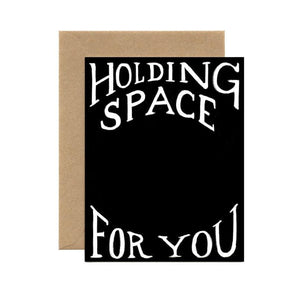 Holding Space Card By Tiny & Snail
