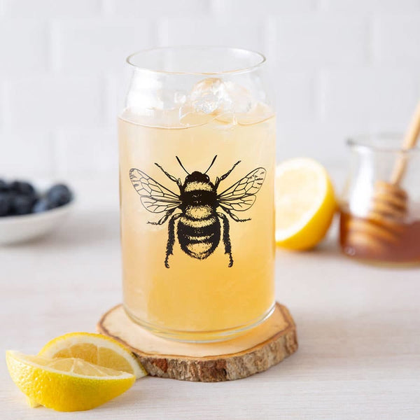 Honey Bee Can Glass By Counter Couture