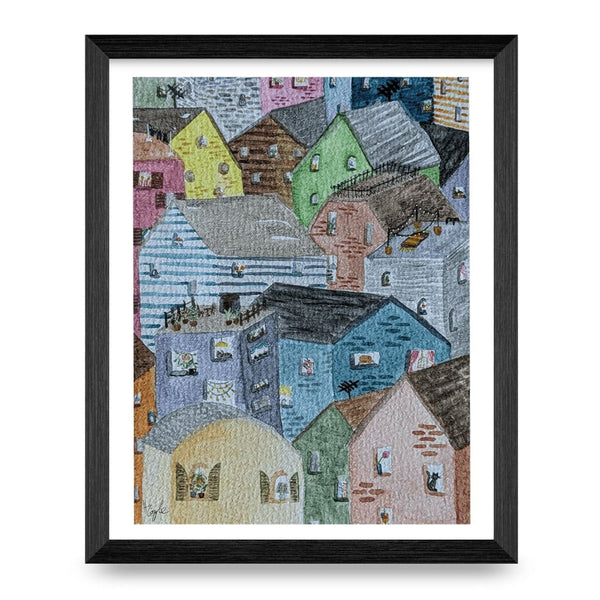 Housescapes Top Shelf 8x10 Print By Designs