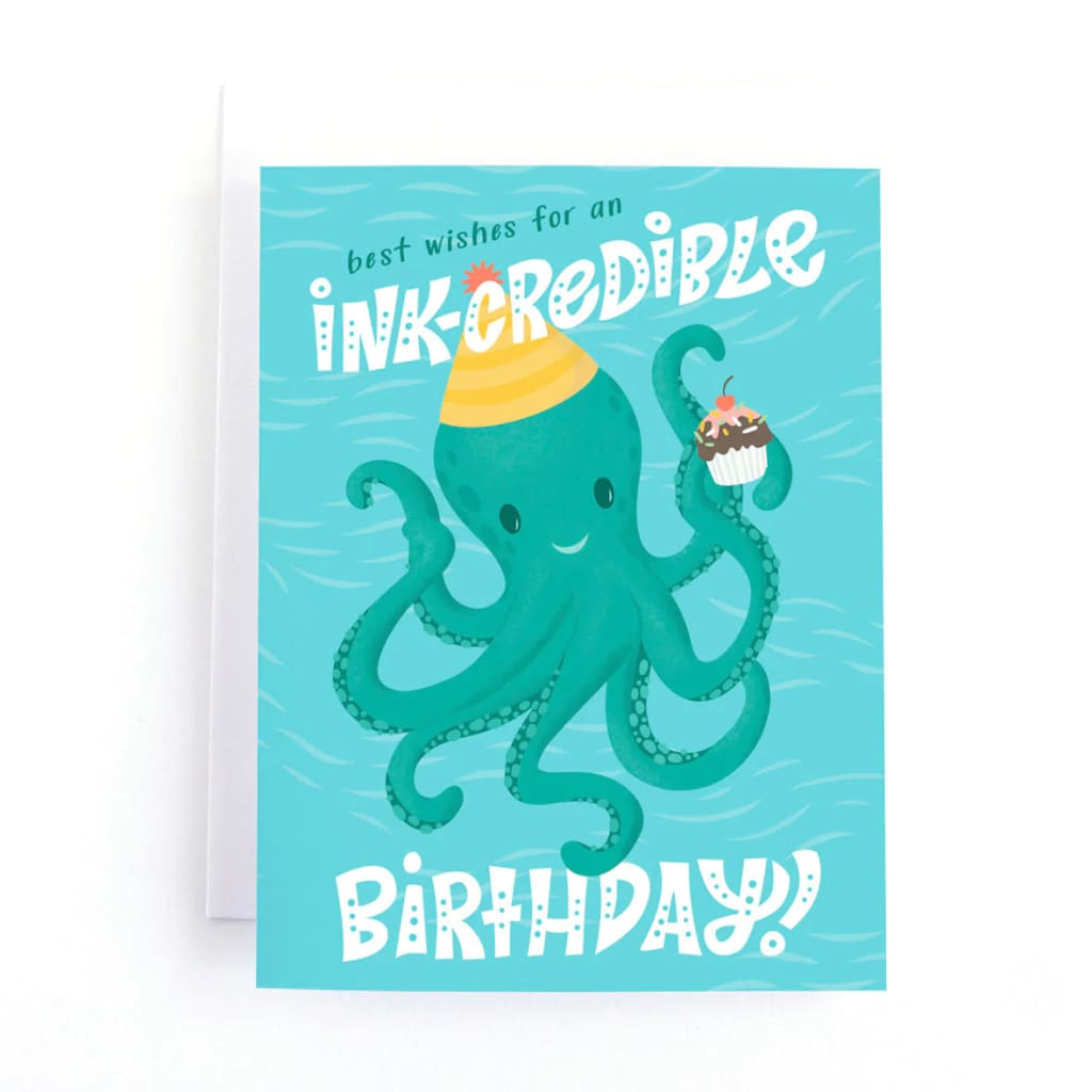 Ink-credible Birthday Card By Pedaller Designs