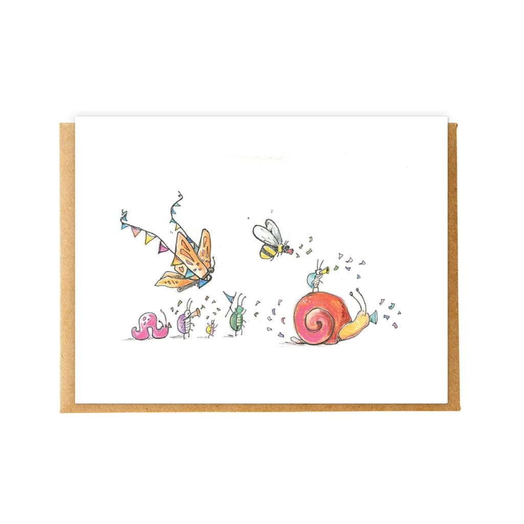 Insect Parade Birthday Card By Creative Nature Studio