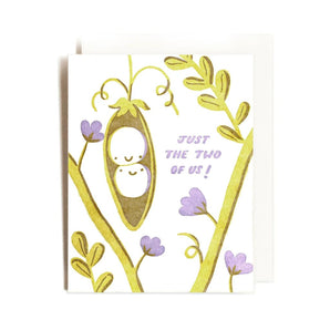 Just The Two Of Us Card By Homework Letterpress