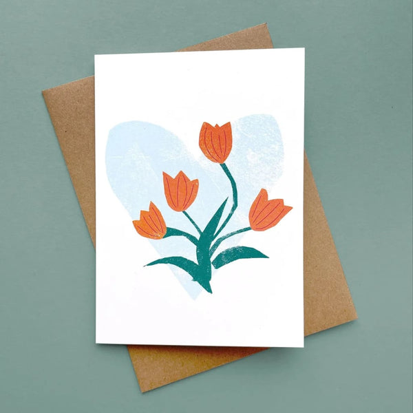 Kautzi Tulips Card