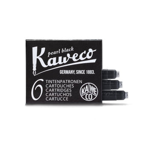 Kaweco Ink Cartridges - Pearl Black - 6 Pack By