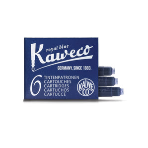 Kaweco Ink Cartridges - Royal Blue - 6 Pack By
