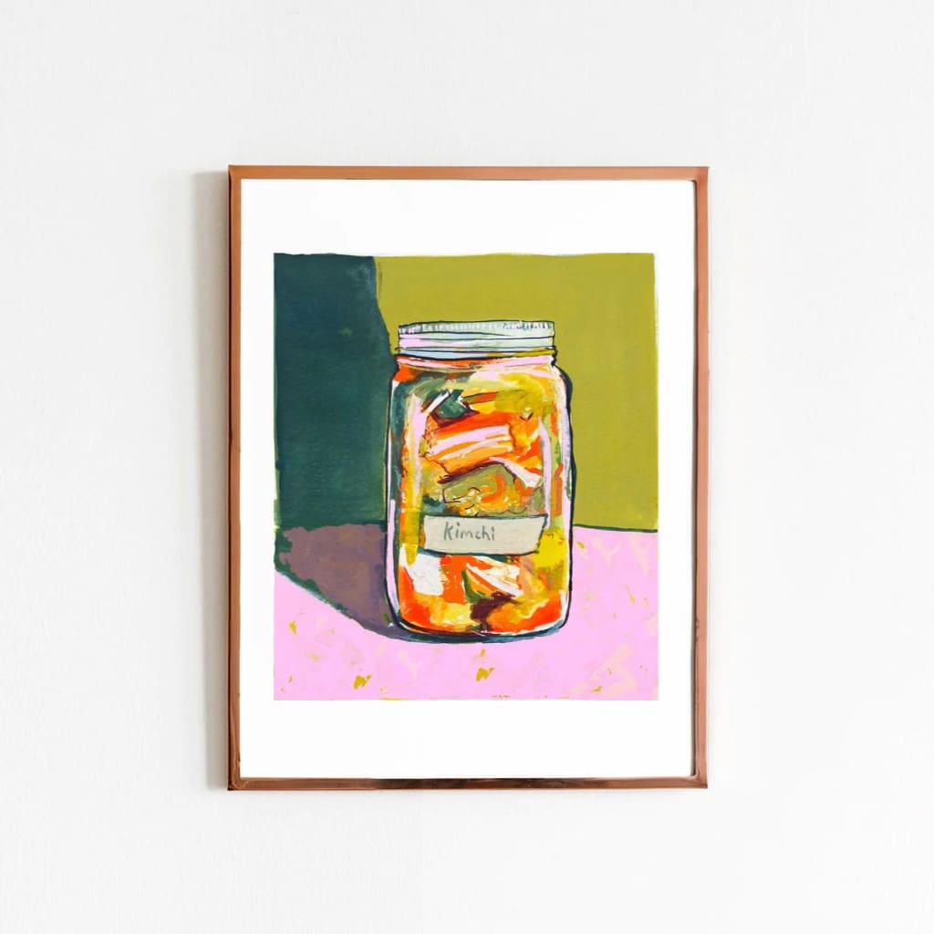 Kimchi 8.5x11 Print By Lizz Miles Art