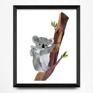Koala & Joey Collage 8.5x11 Print By A. K. Doak