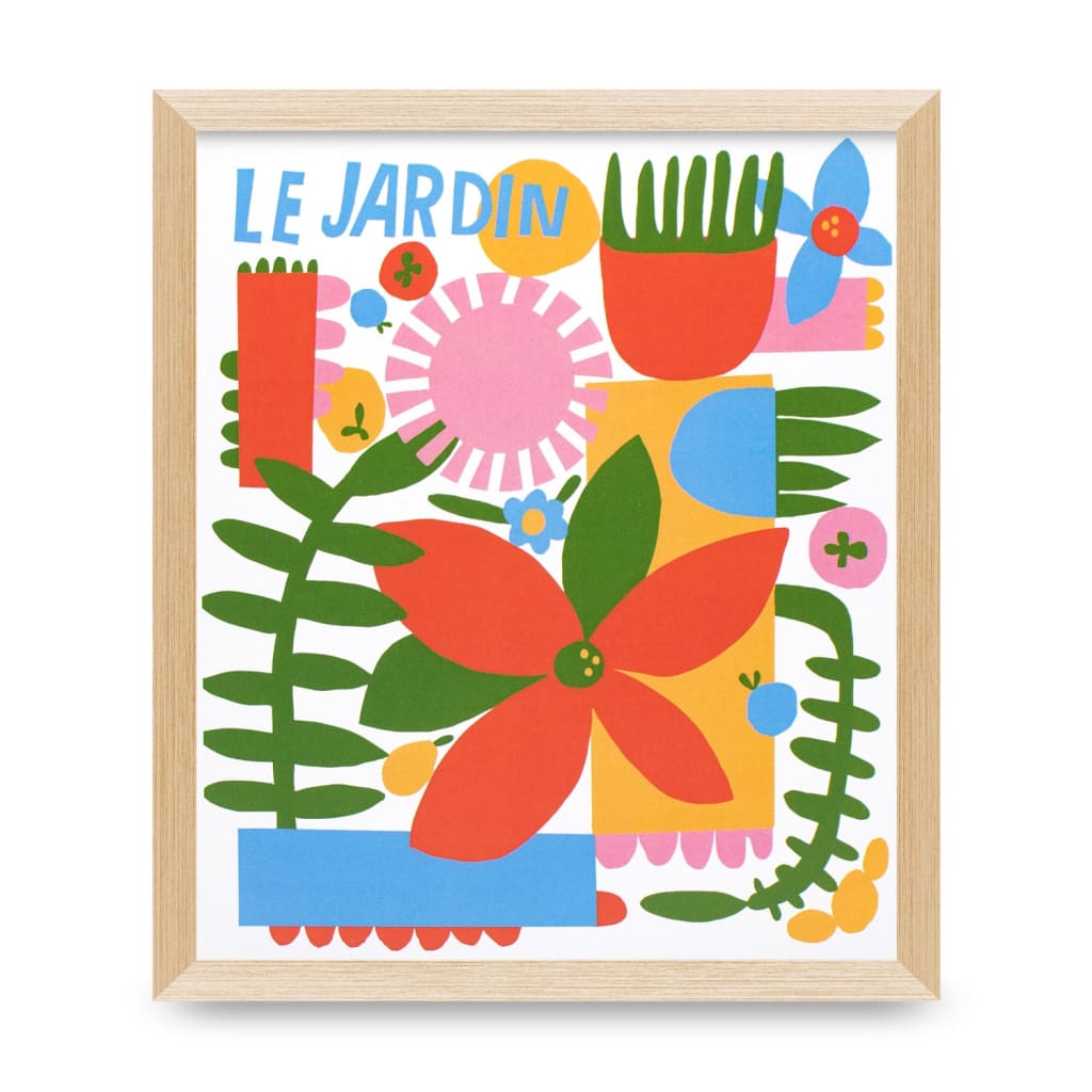 Le Jardin 7x8.25 Print By Lisa Congdon Art & Illustration